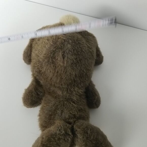 Vintage DAKIN Rabbit Hand Puppet 12in Full Body Fuzzy Brown Bunny 1985 Korea - Picture 8 of 9